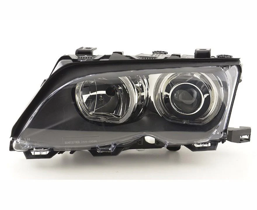 E46 4dr Depo V3 angel headlamps with black inners - Image 2