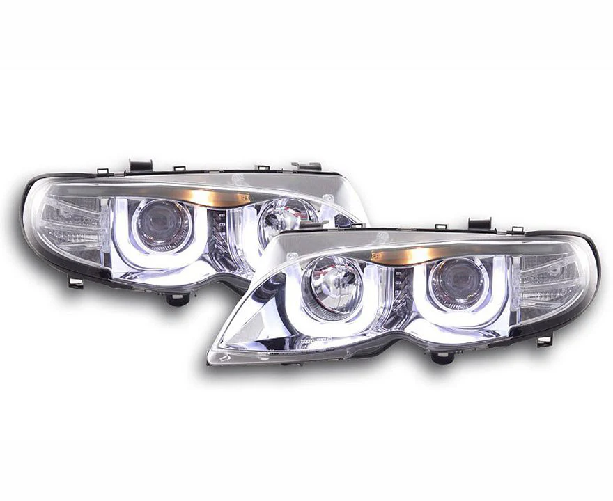 E46 4dr facelift 3D angel eye headlamps - Image 3