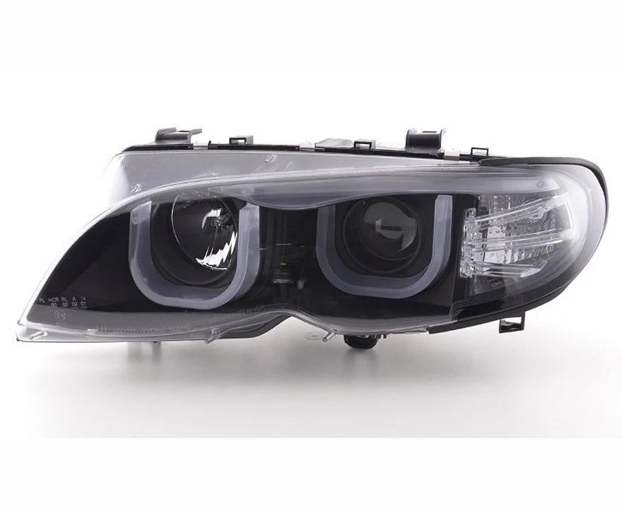 E46 4dr facelift 3D angel eye headlamps - Image 4