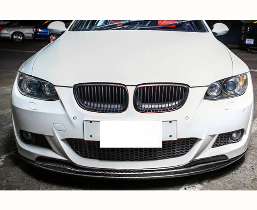 E92 E93 Mstyle full front carbon fibre front splitter - Image 2