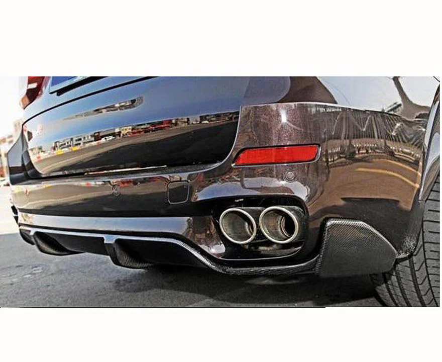 F15 X5 MStyle Carbon rear bumper side flaps - Image 2