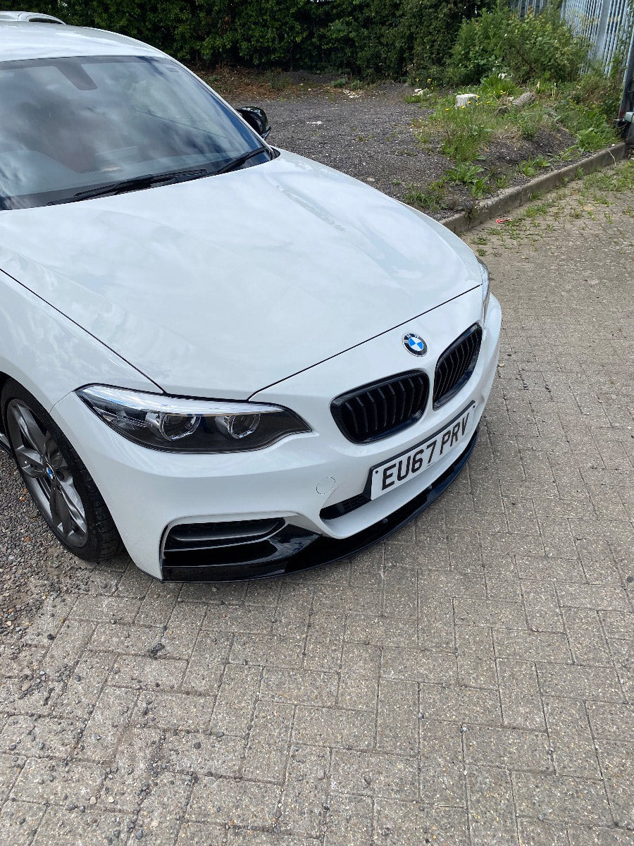F22 and F23 Performance Front Splitter - Gloss Black - Image 3