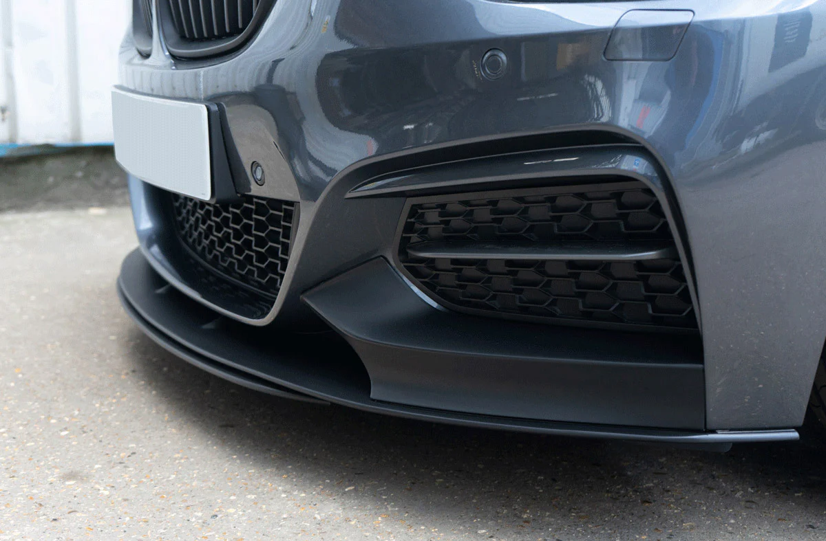 F22 and F23 Performance Front Splitter - Matte Black - Image 4