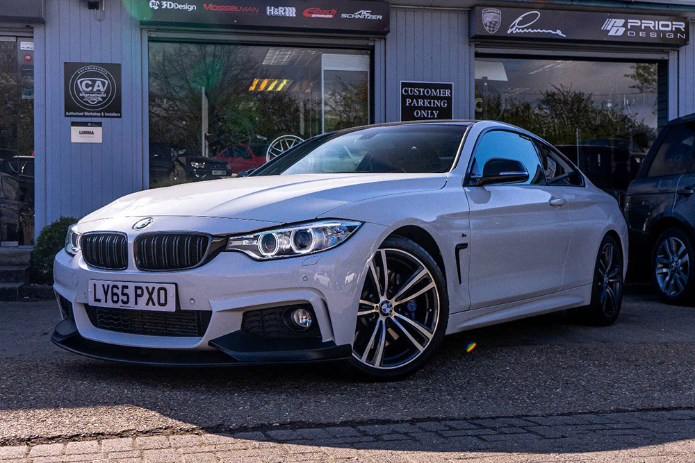 F32, F33 and F36 MStyle performance front splitter - Image 3