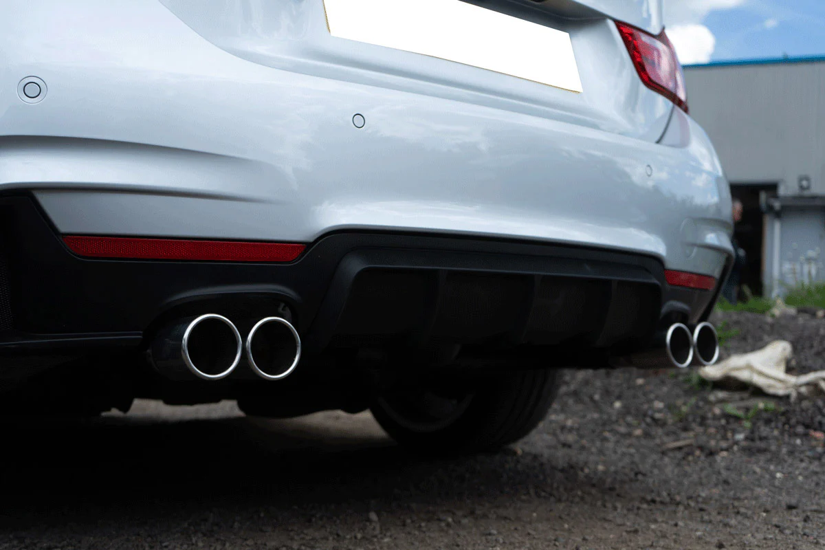 F32, F33 and F36 MStyle performance rear diffuser with quad exhaust - Image 4