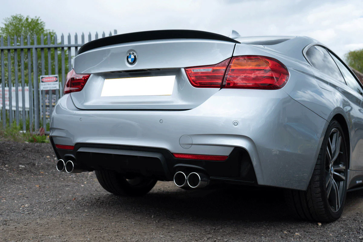 F32, F33 and F36 MStyle performance rear diffuser with quad exhaust - Image 6