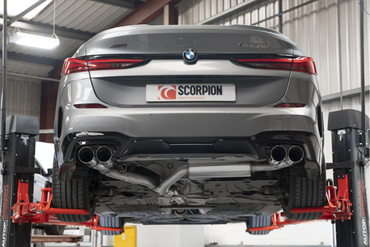 F44 M235I X-DRIVE GPF BACK EXHAUST SYSTEM WITH ELECTRONIC VALVE - DAYTONA TAIL PIPES - Image 3