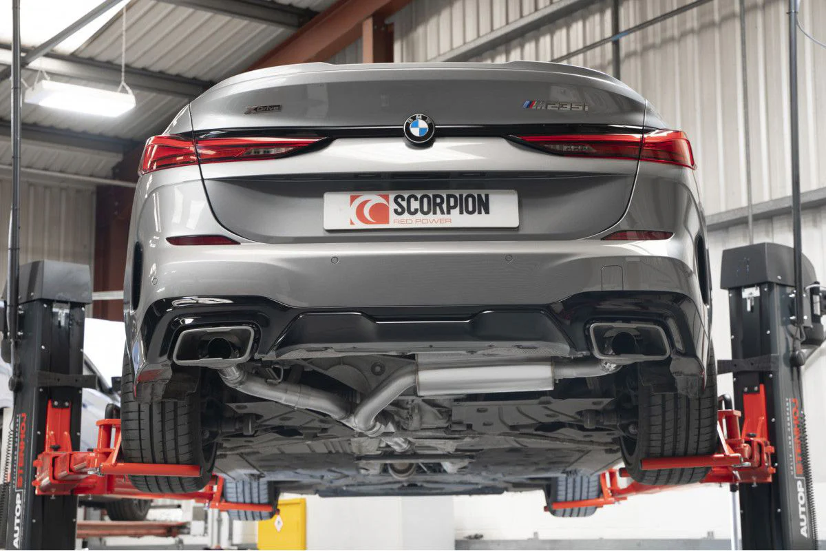 F44 M235I X-DRIVE GPF BACK EXHAUST SYSTEM WITH ELECTRONIC VALVE - OE FITMENT TAIL PIPES - Image 3