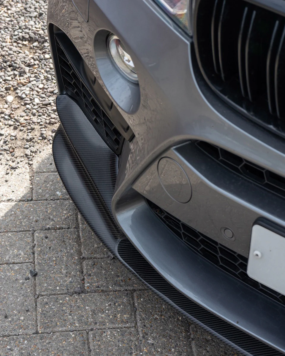 F85 X5M and F86 X6M MStyle Racing full front carbon fibre front splitter - Image 4