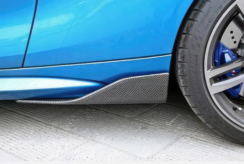 F87 Carbon Fibre Sideskirt Winglets - Image 2