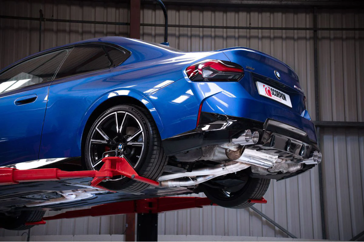 G42 M240I GPF BACK EXHAUST SYSTEM WITH ELECTRONIC VALVE - DAYTONA TAIL PIPES - Image 3