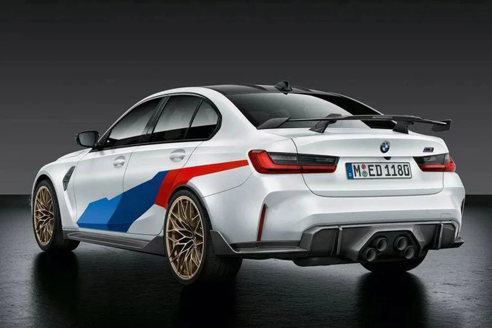 Genuine BMW G80 & G81 M3 M Performance Carbon Fibre Rear Winglets - Image 2