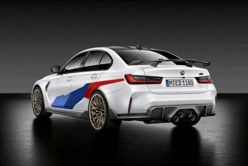 Genuine BMW G80 M3 M Performance Carbon Fibre Flow Through Rear Wing - Image 2