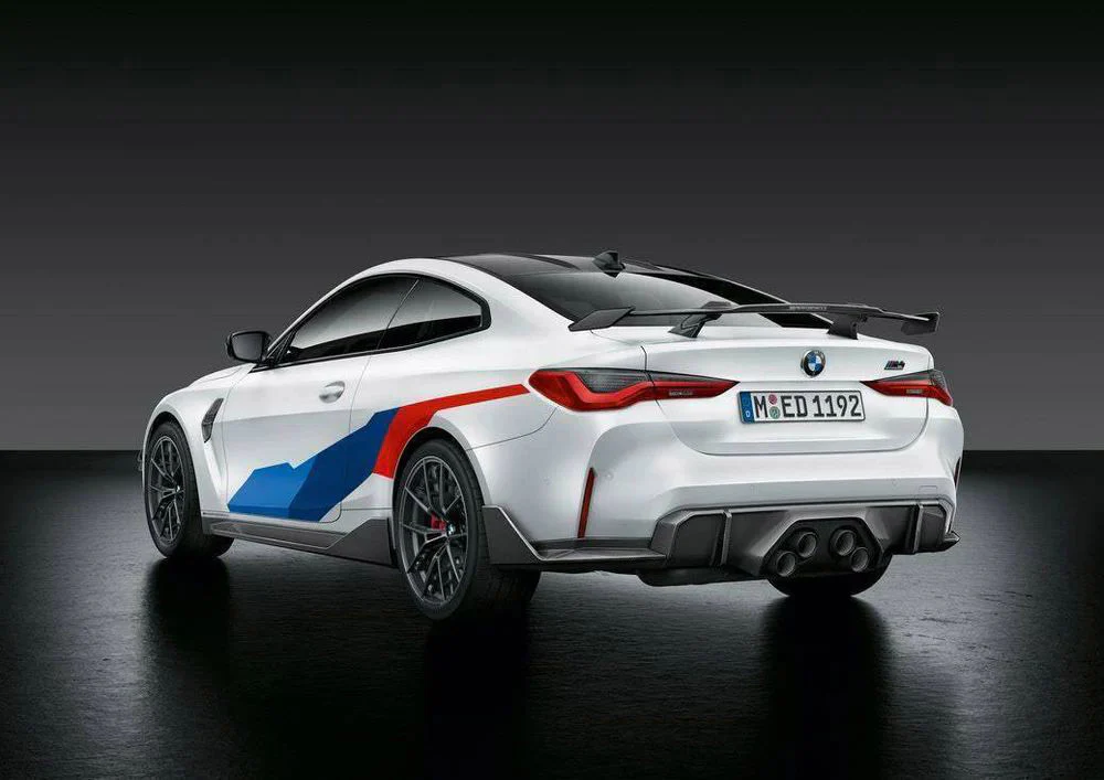 Genuine BMW G82 & G83 M4 M Performance Carbon Fibre Rear Bumper Winglets - Image 2