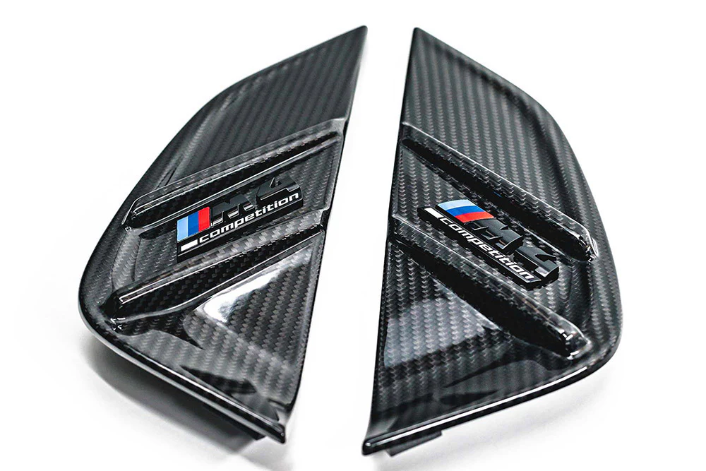 Genuine BMW G82 & G83 M4 M Performance Carbon Fibre Side Grilles - Image 2
