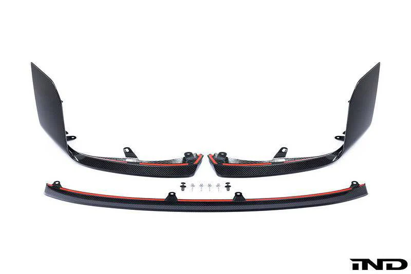 Genuine BMW G87 M2 M Performance Carbon Fibre 3 Piece Front Splitter Set - Image 2