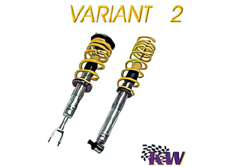 KW variant 2 coilover kit, 3-series (E46) coupe, convertible, saloon, touring, over 911 kg front axle load weight - Image 2