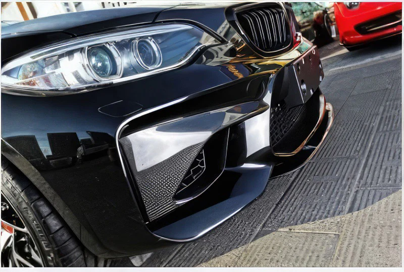 MStyle Carbon Fibre Front Bumper Inserts, F87 M2 Models - Image 2