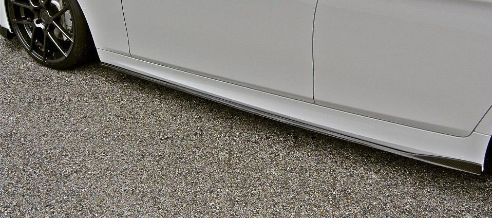MSTYLE CARBON SIDE SKIRT EXTENSIONS FOR ALL F10/11 M-SPORT MODELS AND F10 M5 MODELS TYPE 2 - Image 2