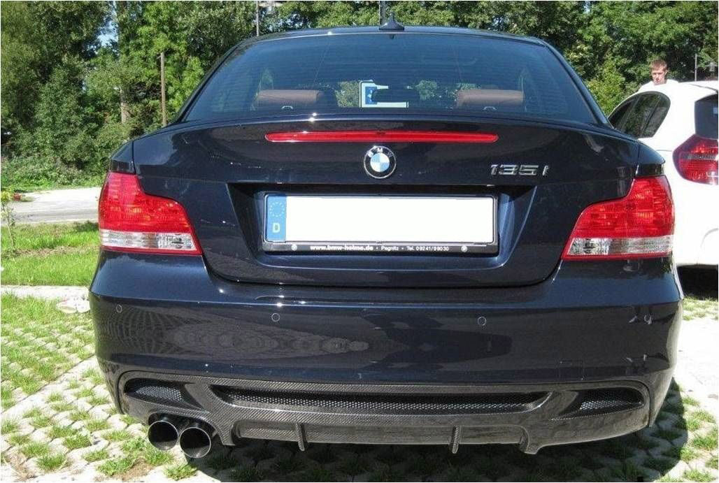 MStyle Design Rear Diffuser Carbon Fibre for E82 E88 BMW 1 Series models - Image 2