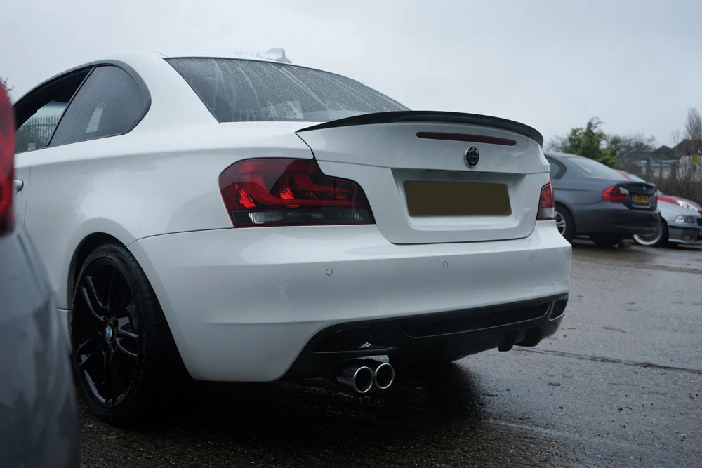 MStyle Design Rear Diffuser Carbon Fibre for E82 E88 BMW 1 Series models - Image 3