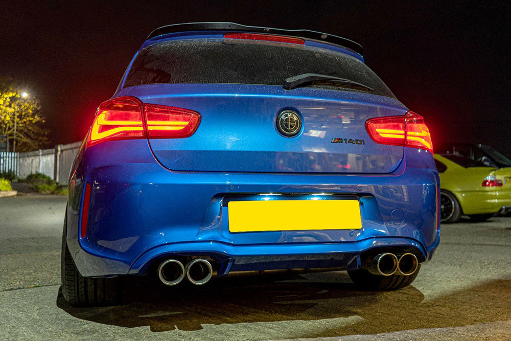 MStyle M2 Look Rear Bumper for F20 F21 LCI BMW 1 Series - Image 3