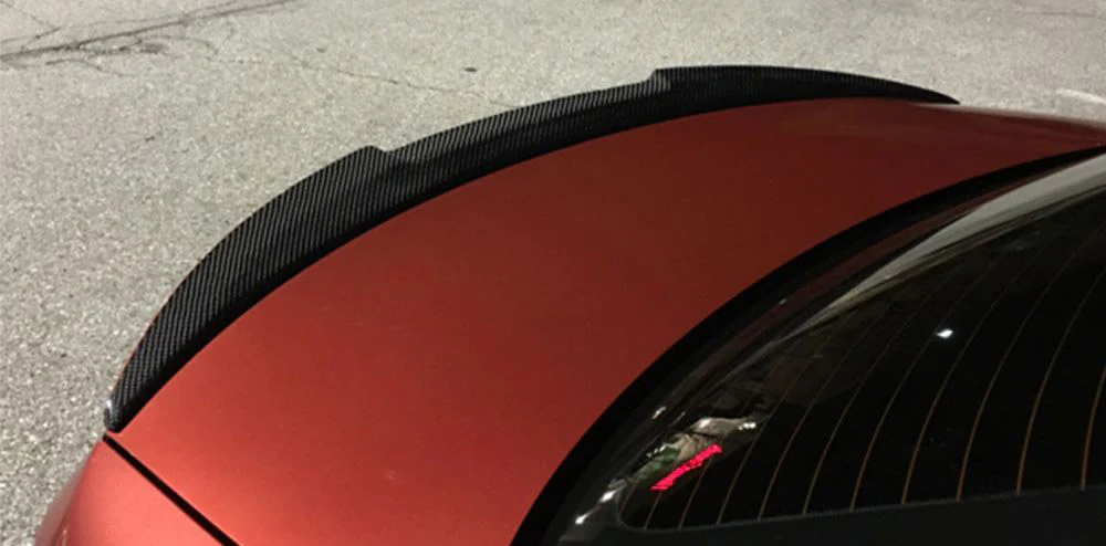 MStyle M4 Style Carbon Fibre Boot Lip for E92 BMW 3 Series - Image 2