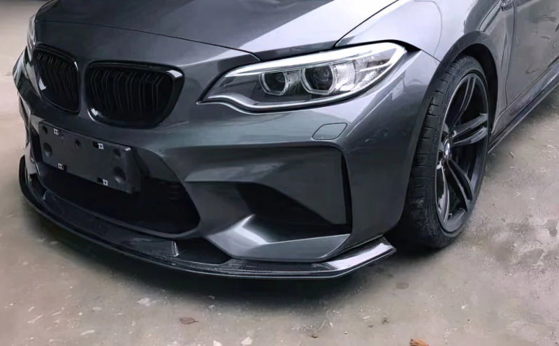 MStyle MTC Style Carbon Fibre Front Splitter for F87 M2 BMW 2 Series - Image 2