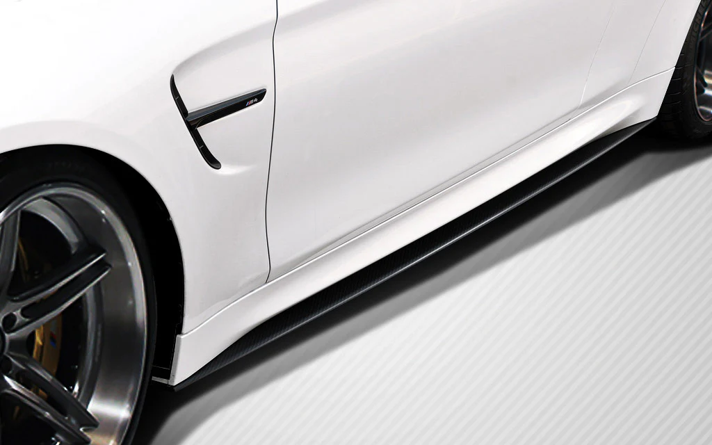 Mstyle performance Carbon side skirt splitters F82 & F83 M4 - Image 2