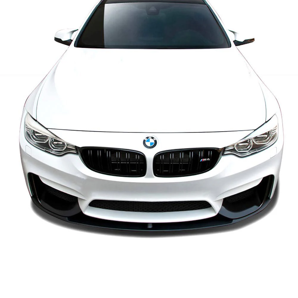 MStyle Performance Look Matte Black Front Splitter F82 F83 M4 - Image 2
