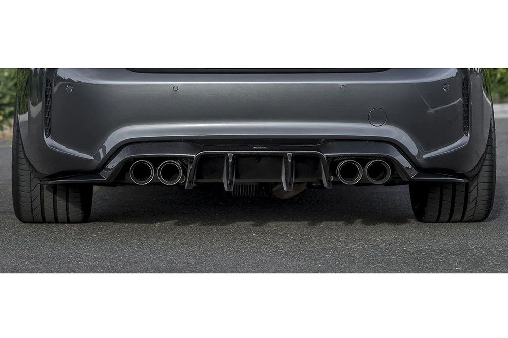 MStyle Racing 3 Piece Carbon Fibre Diffuser for F87 M2 BMW 2 Series - Image 2