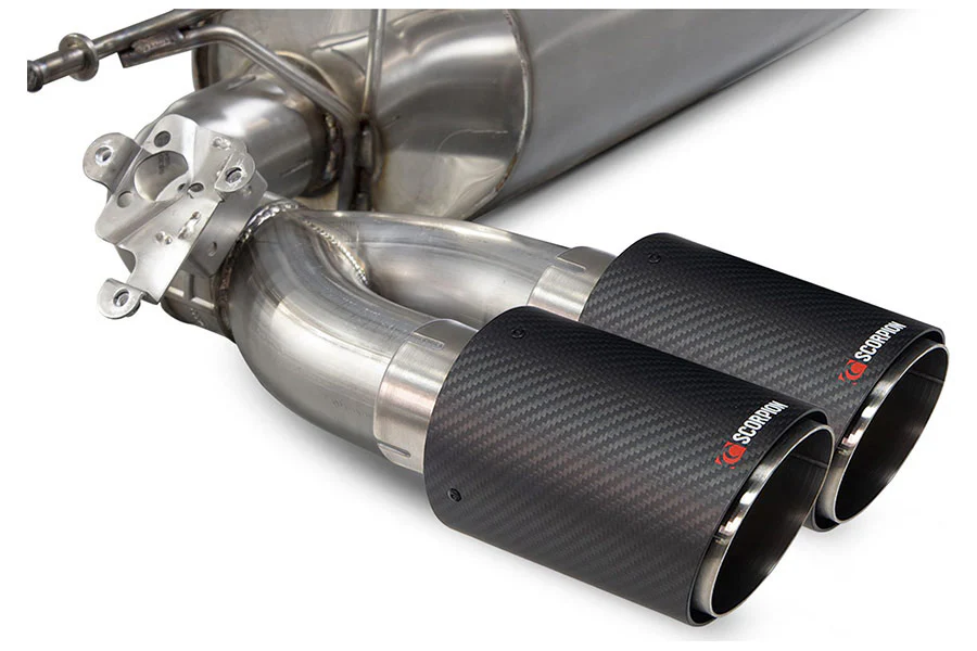 Scorpion Exhaust Cat-Back System with Elect. valve, Ascari tailpipes for M2 F87 Non GPF Model Only - Image 2