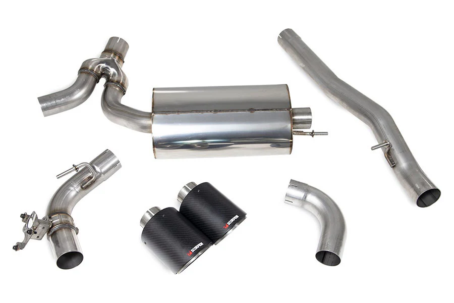 Scorpion Exhaust GPF-Back System with Elect. valve, Ascari tailpipes for M135i xDrive (F40) GPF model - Image 2
