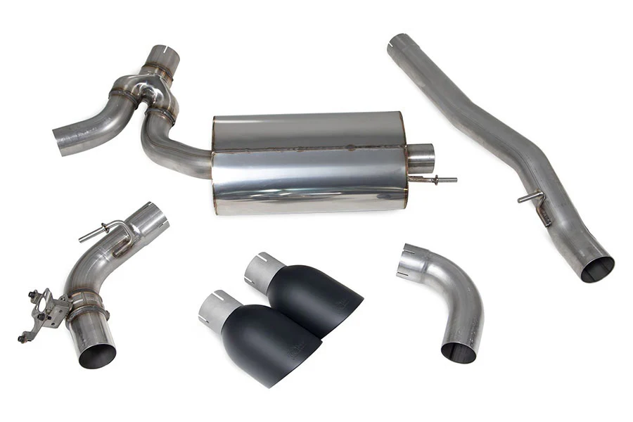 Scorpion Exhaust GPF-Back System with Elect. valve, Daytona black ceramic tailpipes for M135i xDrive (F40) GPF model - Image 2