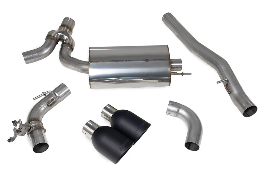 Scorpion Exhaust GPF-Back System with Elect. valve, Indy black ceramic tailpipes for M135i xDrive (F40) GPF model - Image 2