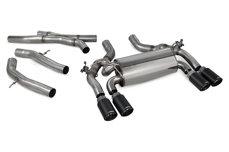Scorpion Exhaust GPF-back System with Elect. valves, Ascari tailpipes for M2 Competition F87N - Image 3