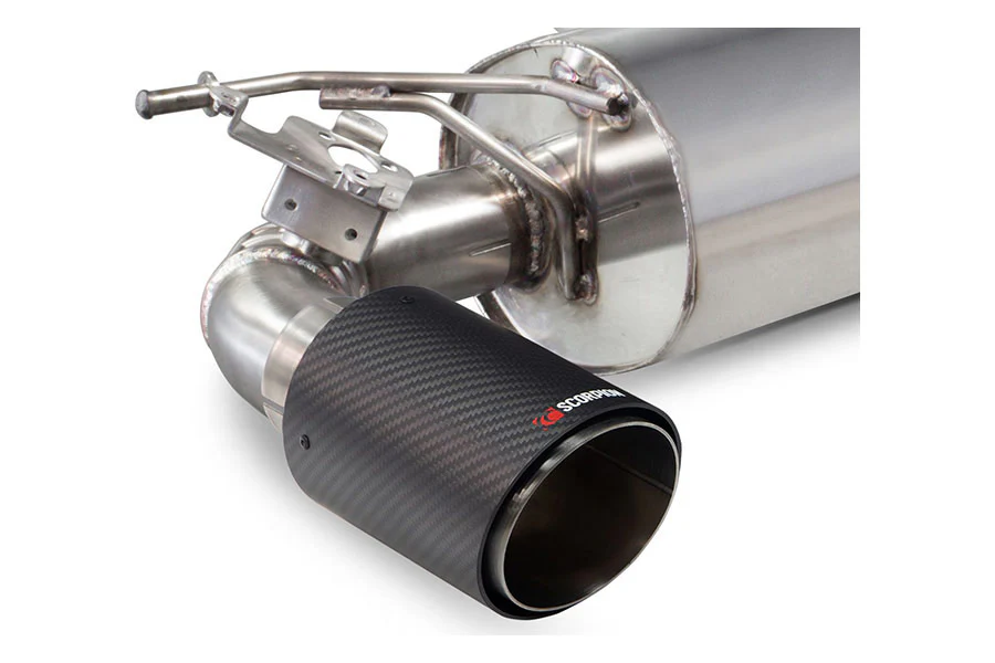 Scorpion Exhaust Non-res Cat-Back System with Elect. valves, Ascari tailpipes for M240i - Image 3