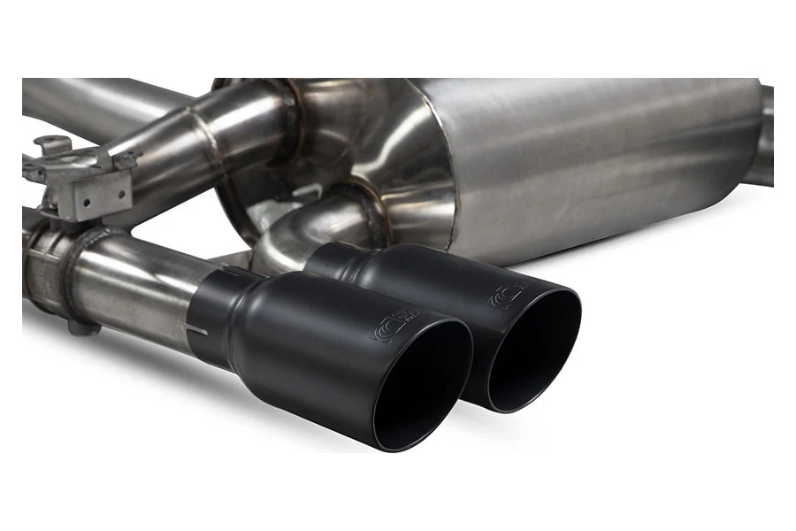 Scorpion Exhaust Non-res Cat-Back System with Elect. valves, Daytona black ceramic tailpipes for F80 M3 / M4 F82 F83 - Image 2